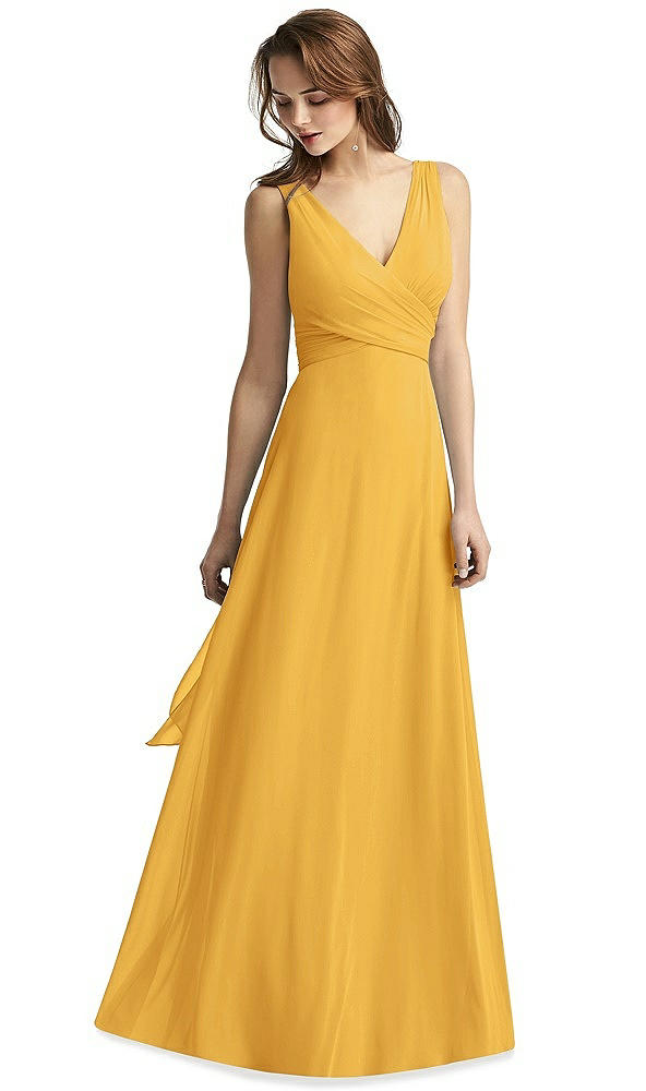 Front View - NYC Yellow Thread Bridesmaid Style Layla