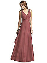 Front View Thumbnail - English Rose Thread Bridesmaid Style Layla