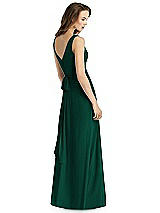 Rear View Thumbnail - Hunter Green Thread Bridesmaid Style Layla