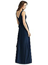 Rear View Thumbnail - Midnight Navy Thread Bridesmaid Style Layla