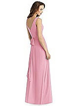 Rear View Thumbnail - Peony Pink Thread Bridesmaid Style Layla