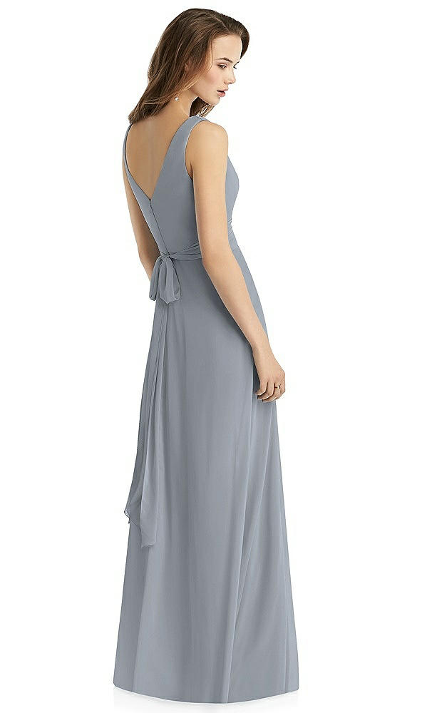 Back View - Platinum Thread Bridesmaid Style Layla