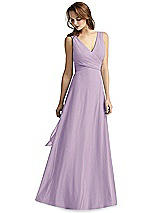 Front View Thumbnail - Pale Purple Thread Bridesmaid Style Layla