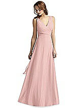 Front View Thumbnail - Rose - PANTONE Rose Quartz Thread Bridesmaid Style Layla