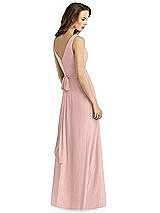 Rear View Thumbnail - Rose - PANTONE Rose Quartz Thread Bridesmaid Style Layla