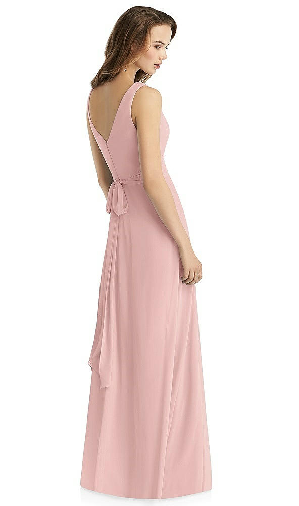 Back View - Rose - PANTONE Rose Quartz Thread Bridesmaid Style Layla