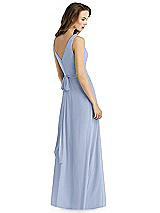 Rear View Thumbnail - Sky Blue Thread Bridesmaid Style Layla