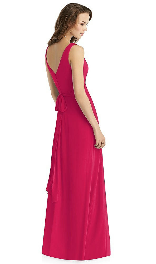 Back View - Vivid Pink Thread Bridesmaid Style Layla