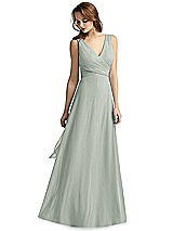 Front View Thumbnail - Willow Green Thread Bridesmaid Style Layla