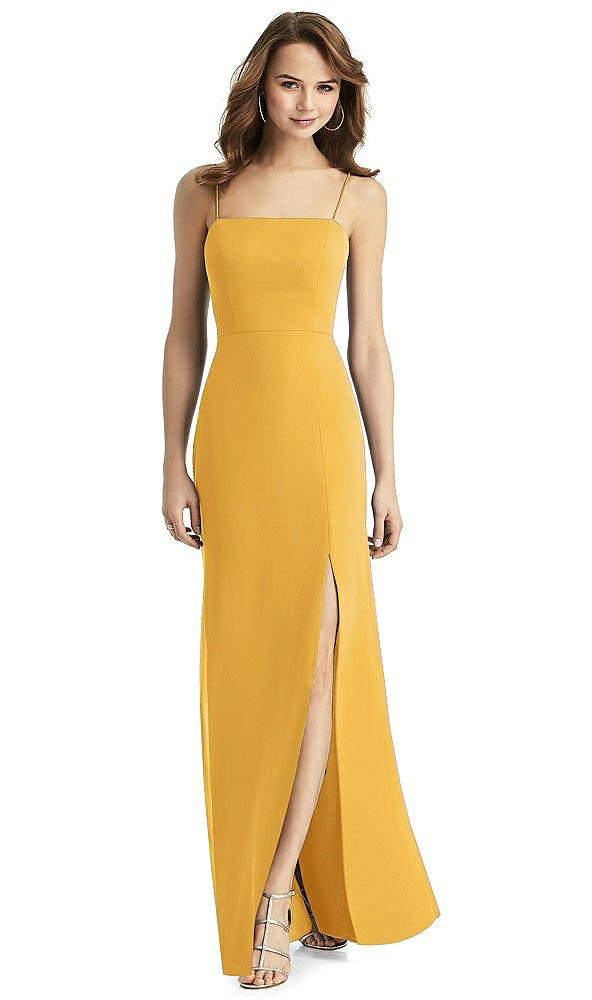 Back View - NYC Yellow Thread Bridesmaid Style Stella