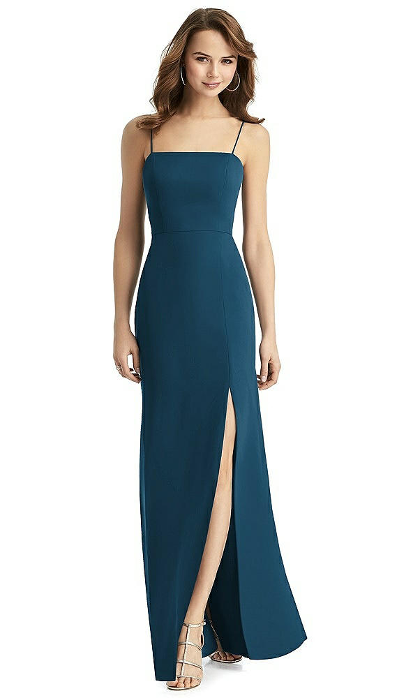 Back View - Atlantic Blue Thread Bridesmaid Style Stella