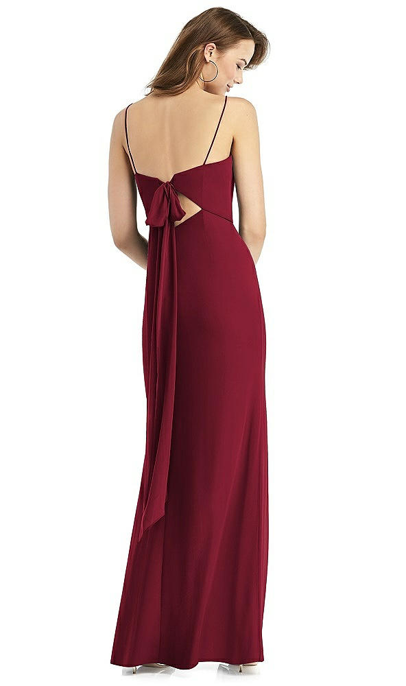 Front View - Burgundy Thread Bridesmaid Style Stella