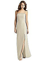 Rear View Thumbnail - Champagne Thread Bridesmaid Style Stella