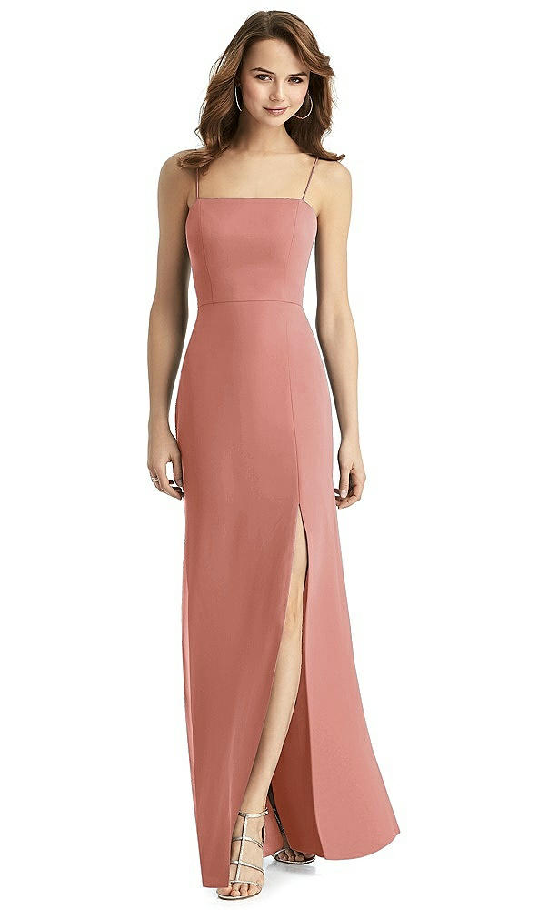 Back View - Desert Rose Thread Bridesmaid Style Stella