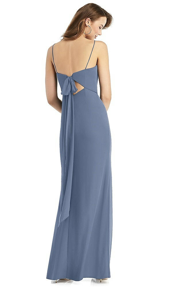 Front View - Larkspur Blue Thread Bridesmaid Style Stella