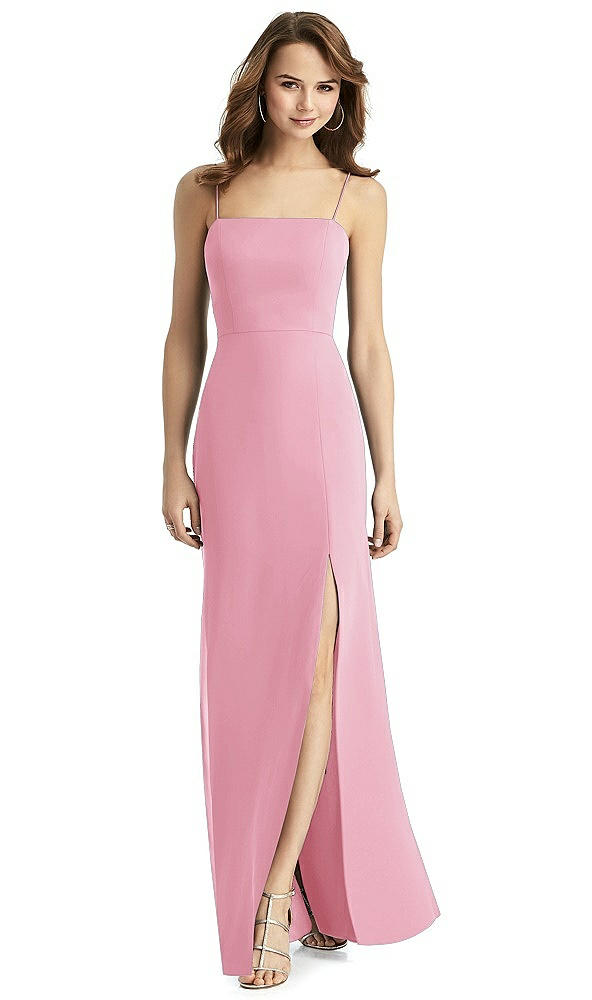 Back View - Peony Pink Thread Bridesmaid Style Stella