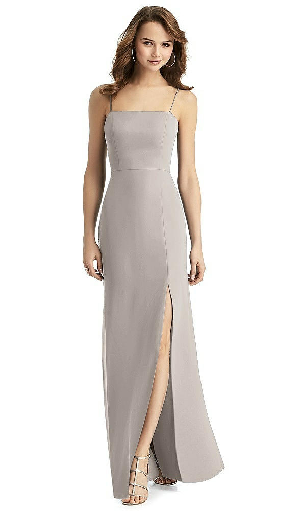 Back View - Taupe Thread Bridesmaid Style Stella