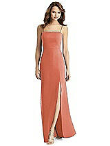 Rear View Thumbnail - Terracotta Copper Thread Bridesmaid Style Stella