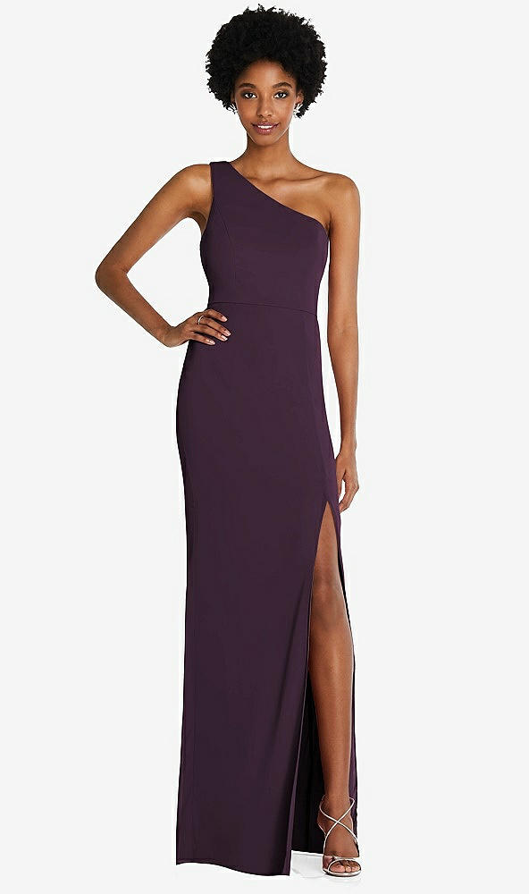 Front View - Aubergine Thread Bridesmaid Style Addison