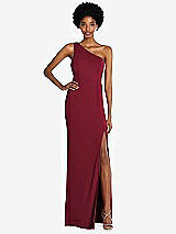 Front View Thumbnail - Burgundy Thread Bridesmaid Style Addison