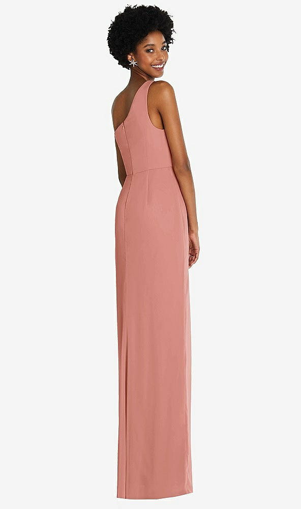 Back View - Desert Rose Thread Bridesmaid Style Addison