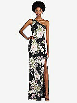 Front View Thumbnail - Noir Garden Thread Bridesmaid Style Addison