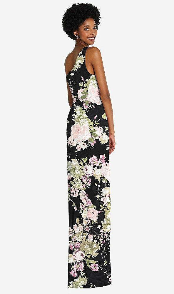 Back View - Noir Garden Thread Bridesmaid Style Addison