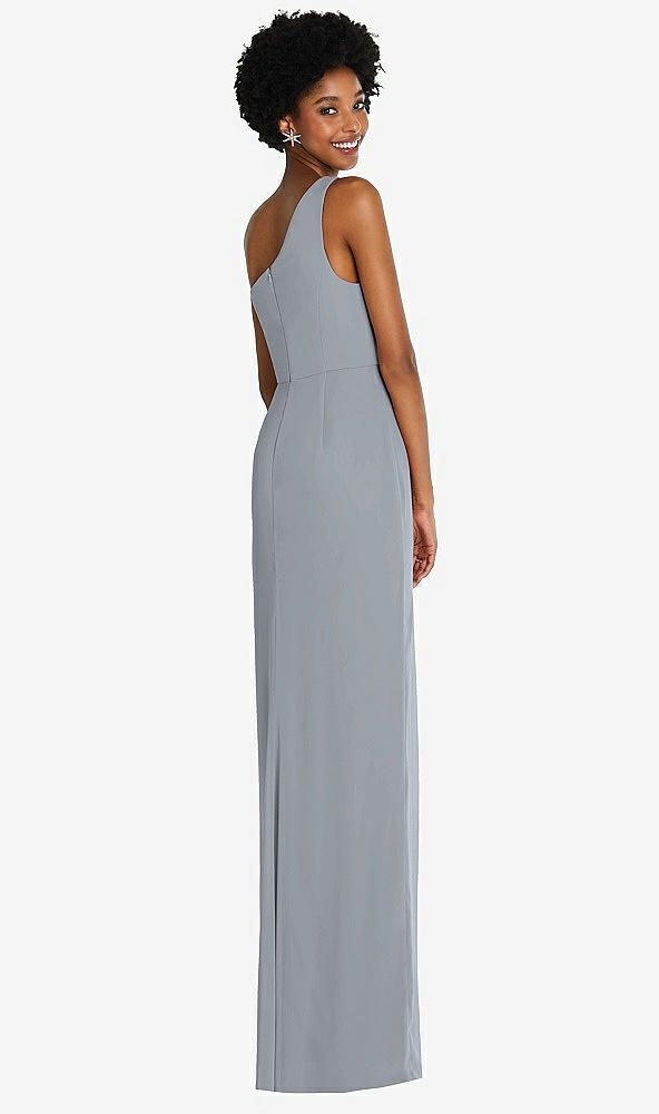 Back View - Platinum Thread Bridesmaid Style Addison