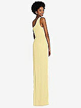 Rear View Thumbnail - Pale Yellow Thread Bridesmaid Style Addison