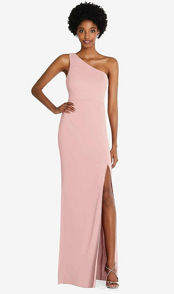 Front View - Rose - PANTONE Rose Quartz Thread Bridesmaid Style Addison