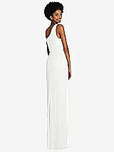 Rear View Thumbnail - White Thread Bridesmaid Style Addison