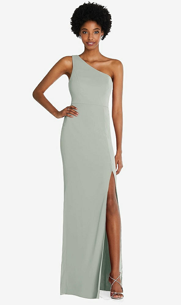 Front View - Willow Green Thread Bridesmaid Style Addison