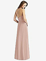 Rear View Thumbnail - Toasted Sugar Cowl Neck Criss Cross Back Maxi Dress