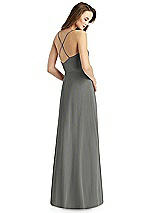 Rear View Thumbnail - Charcoal Gray Thread Bridesmaid Style Quinn