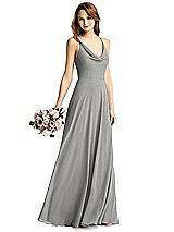 Front View Thumbnail - Chelsea Gray Thread Bridesmaid Style Quinn