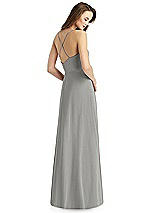 Rear View Thumbnail - Chelsea Gray Thread Bridesmaid Style Quinn