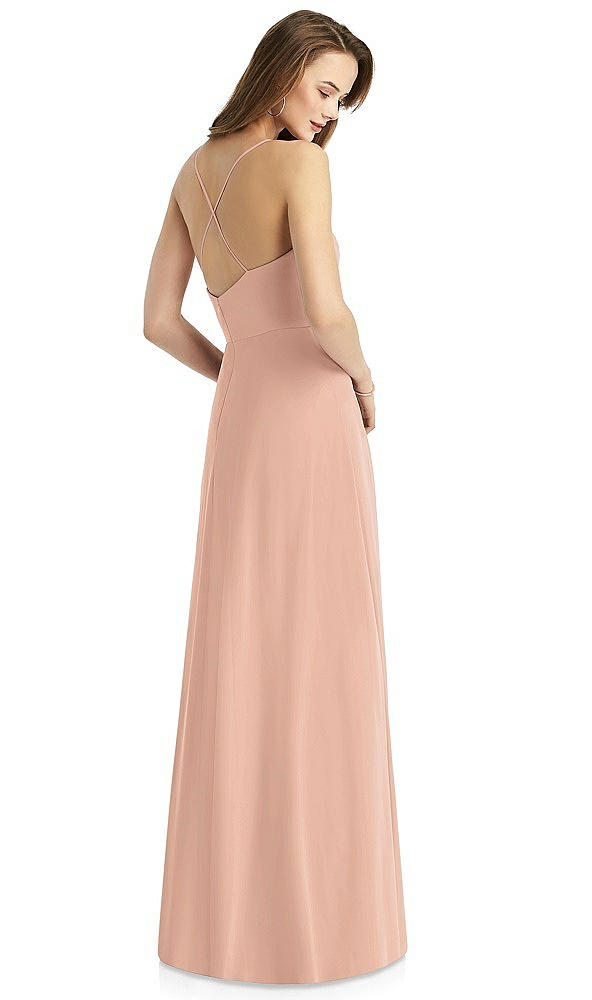 Back View - Pale Peach Thread Bridesmaid Style Quinn