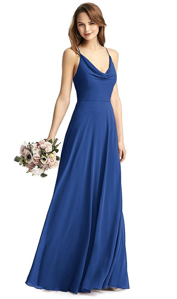 Front View - Classic Blue Thread Bridesmaid Style Quinn