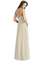 Rear View Thumbnail - Champagne Thread Bridesmaid Style Quinn