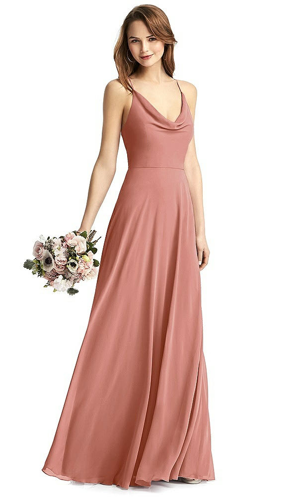 Front View - Desert Rose Thread Bridesmaid Style Quinn