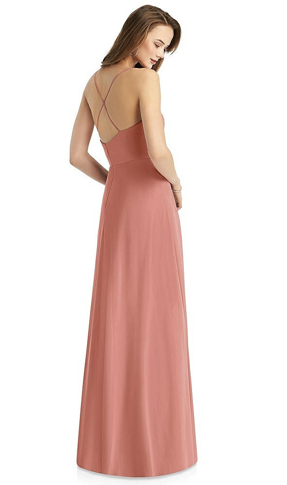 Back View - Desert Rose Thread Bridesmaid Style Quinn