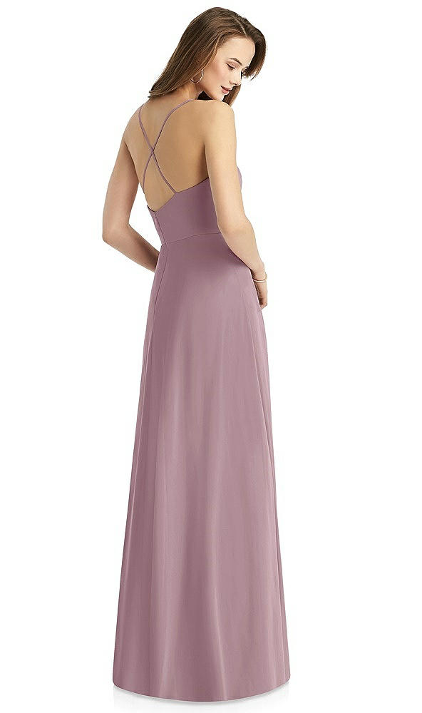 Back View - Dusty Rose Thread Bridesmaid Style Quinn