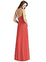 Rear View Thumbnail - Perfect Coral Thread Bridesmaid Style Quinn