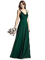 Front View Thumbnail - Hunter Green Thread Bridesmaid Style Quinn