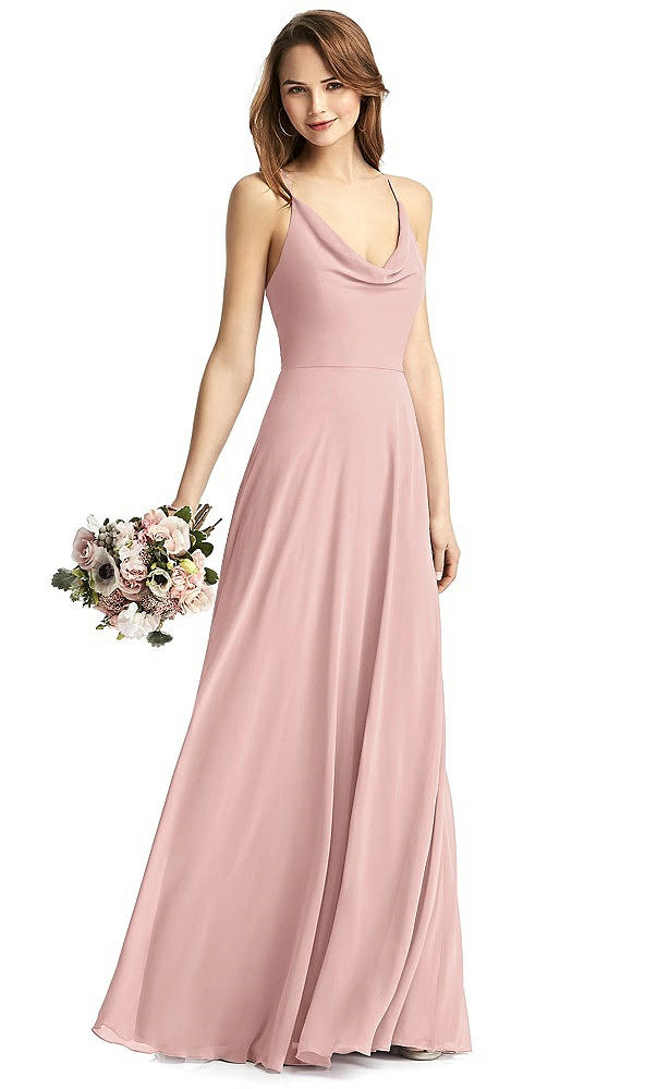 Front View - Rose - PANTONE Rose Quartz Thread Bridesmaid Style Quinn