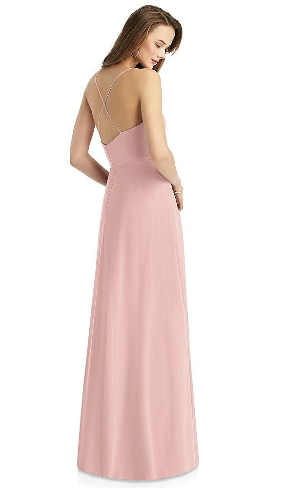 Back View - Rose - PANTONE Rose Quartz Thread Bridesmaid Style Quinn