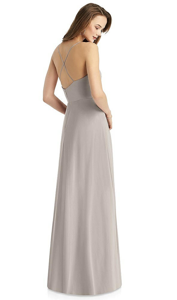 Back View - Taupe Thread Bridesmaid Style Quinn