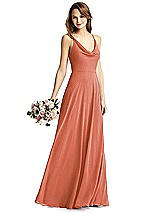 Front View Thumbnail - Terracotta Copper Thread Bridesmaid Style Quinn