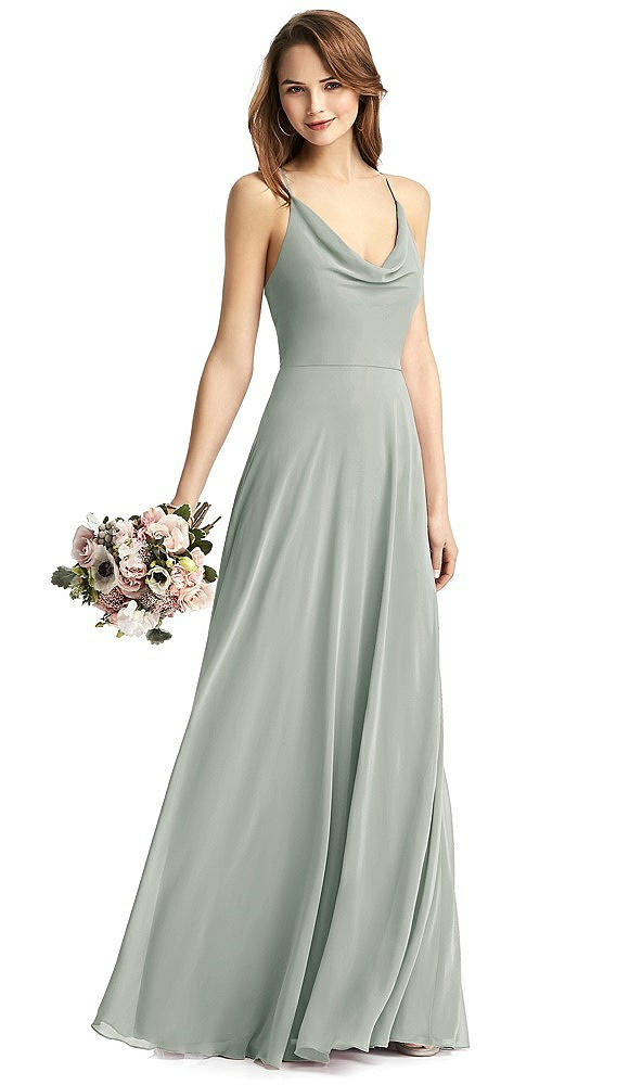 Front View - Willow Green Thread Bridesmaid Style Quinn