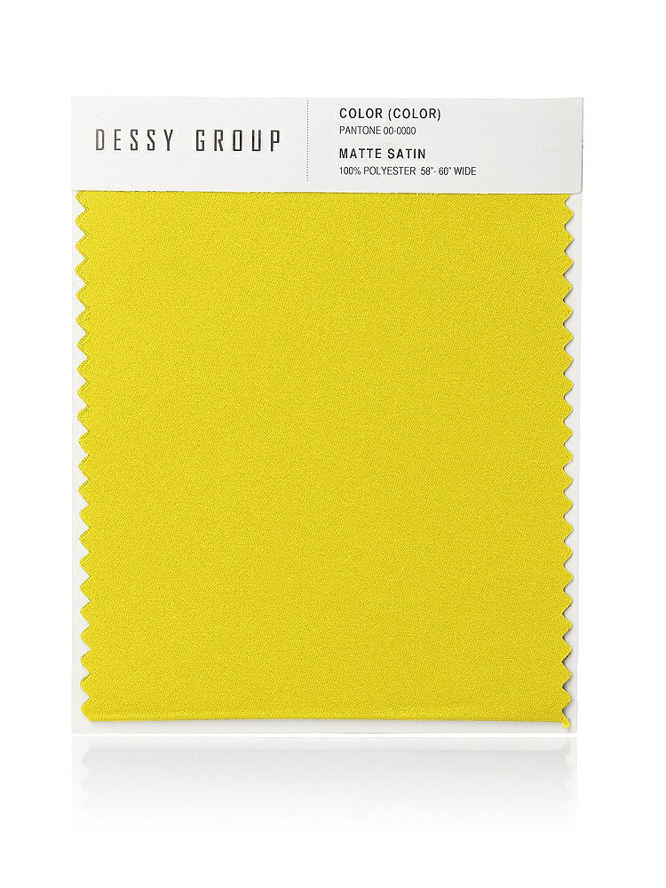 Front View - Citrus Matte Satin Fabric Swatch